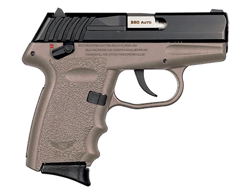 SCCY Industries CPX-4 FDE/BLK Safety 380 ACP