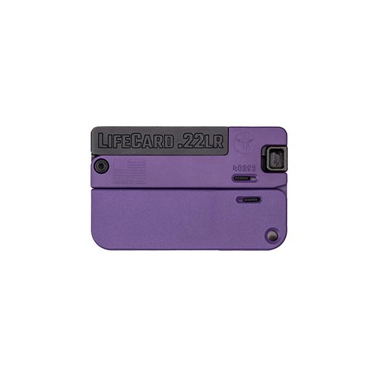Trailblazer Firearms Lifecard Purple 22 LR