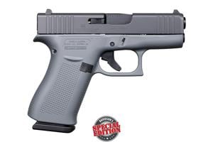 Glock 43X Concrete Gray Elite Black 9mm