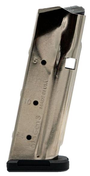 Shield Arms Glock 43X/48 S15 Nickel  9mm Luger Handgun Magazine - 15 Rounds