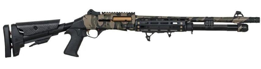 Orthos Raider S4 Shotgun 18.5" MLOK Woodland 12 Gauge