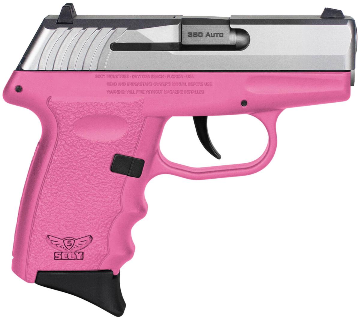 SCCY Industries CPX-3 Stainless / Pink 380 ACP