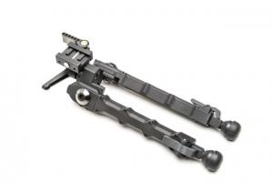ACCU-TAC SR-5 G2 Quick Detach Bipod, Small Rifle, Flat Black, SRB-G200