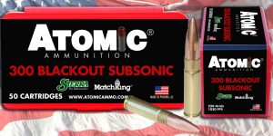 Atomic Subsonic HPBT 00465 300 BLK
