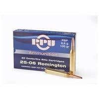 Prvi Partizan Ammunition 25-06 Remington 100 Grain Pointed Soft Point Box of 20