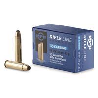 PPU Rifle Ammunition .30 Carbine 110 gr SP 1990 fps 50/ct