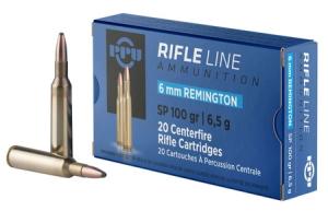 Prvi Partizan Standard Rifle Ammunition 100 gr SP 6mm Rem Ammo - PP6R