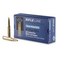 PPU Metric Rifle 7mm Mauser 139 gr 2660 fps Soft Point PP7 Single Box - 20 Rounds 7x57R