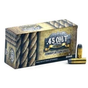 American Cowboy .45 Colt Ammo 200 Grain LFN 636 fps 50 Rounds 45 Long Colt