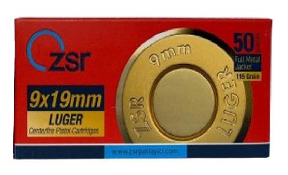 ZSR 9mm FMJ 115 GR