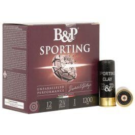 B&P Sporting 12 Gauge 2-3/4" #8.5 1 oz 25rds Shotshell - Sporting Clays - 12B1SC85