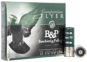 Fiocchi Flyer Competition 12 Gauge 2.75" #7.5 Shot Ammo - 1.25 oz - 10rds - 12B14PH7
