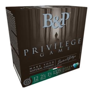 B&P Ammunition Upland Game 12 Gauge 2-3/4" #5 Shot 1325 fps 25 Rounds