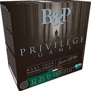 B&P Ammunition Upland Game 12 Gauge 2-3/4" #6 Shot 1325 fps 25 Rounds