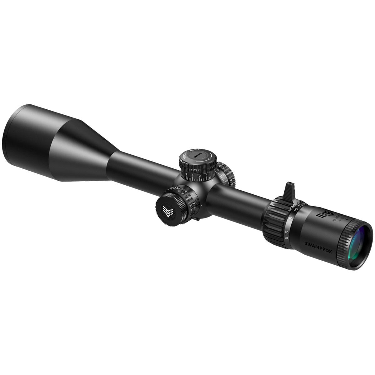 Swampfox Kentucky Long 4-24x50 Rifle Scope, 0.25 MOA, Sharpshooter MOA Reticle, First Focal Plane, Matte Black, 30mm