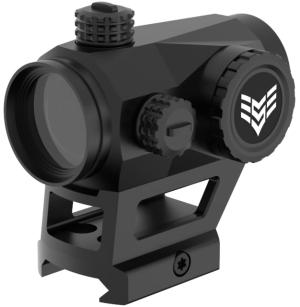 Swampfox Liberator II 1x22mm Mini Red Dot Sight, Multi Reticle Red, Black, RDLR122-2MR