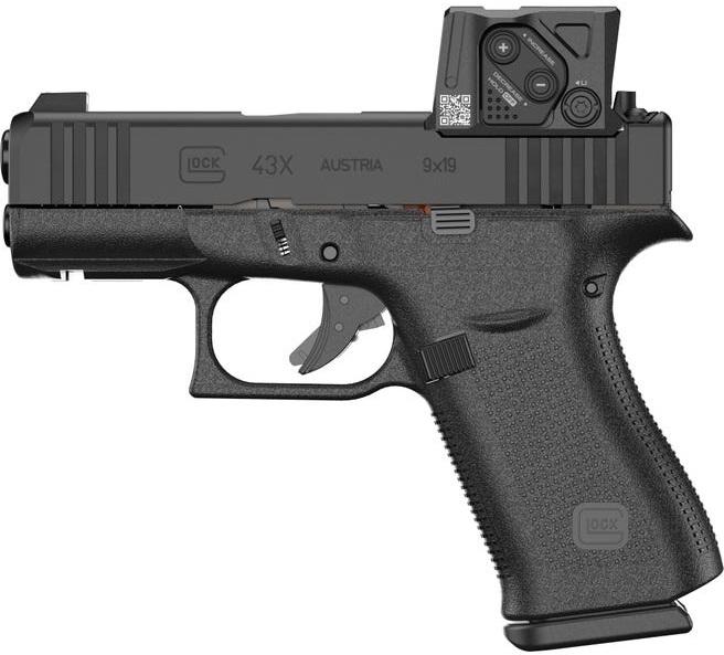 Glock 43X MOS 9mm w/Aimpoint COA 3.5 MOA Red Dot