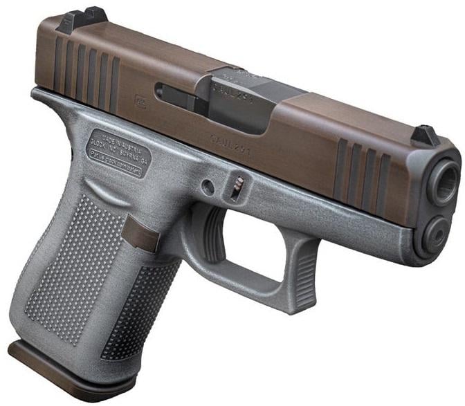 Glock 43X Battleworn Pillager Bronze 9mm