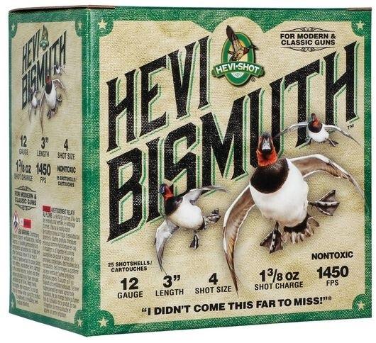 Hevi-Shot Hevi-Bismuth Ammunition 12 Gauge Non-Toxic Shot
