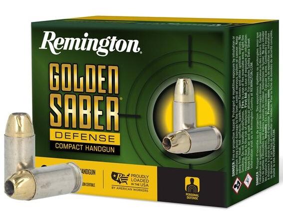 Remington Golden Saber Defense Compact Ammunition .45 Auto 230 gr BJHP 725 fps 20/ct 45 ACP