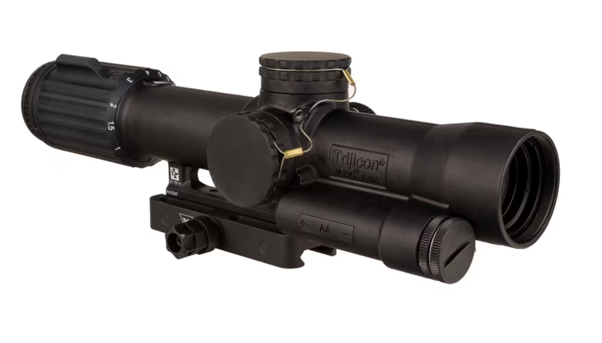 Trijicon VCOG 1-8x28 Red MRAD Crosshair Dot w/Q-LOC Mount