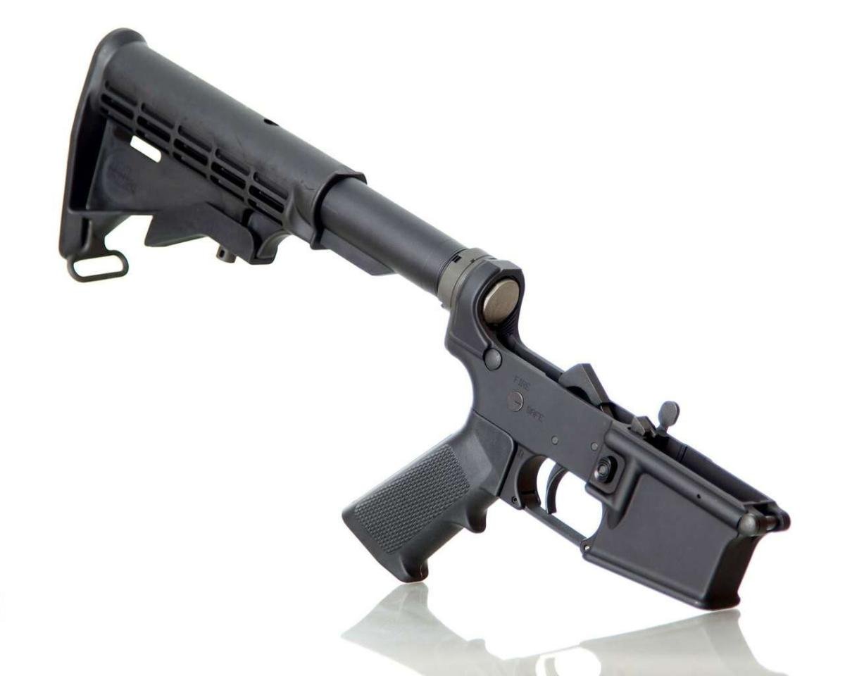 Alex Pro Firearms AR15 Complete Billet Lower W/M4 Buttstock Multi-Cal