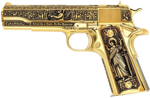 Colt 1911 Seattle Engraving "Archangel" 38 Super