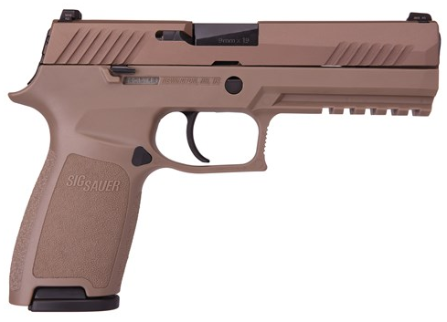 Sig Sauer P320 Full Size FDE Night Sights 9mm