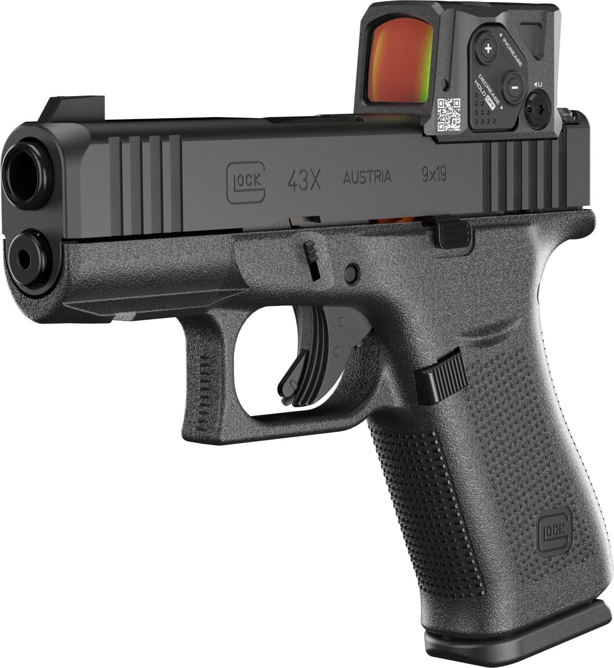 Glock 43X MOS08 9mm 3.4" Barrel 10-Rounds w/ Aimpoint COA