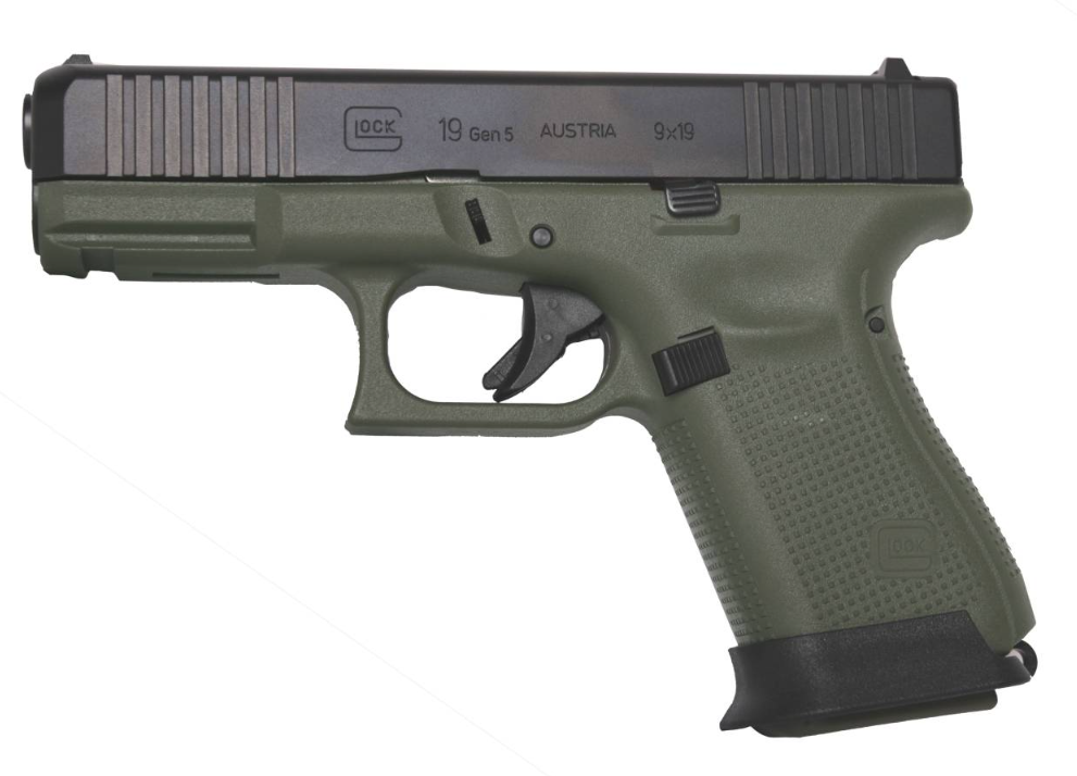 Glock 19 Gen 5 Battlefield Green 9mm