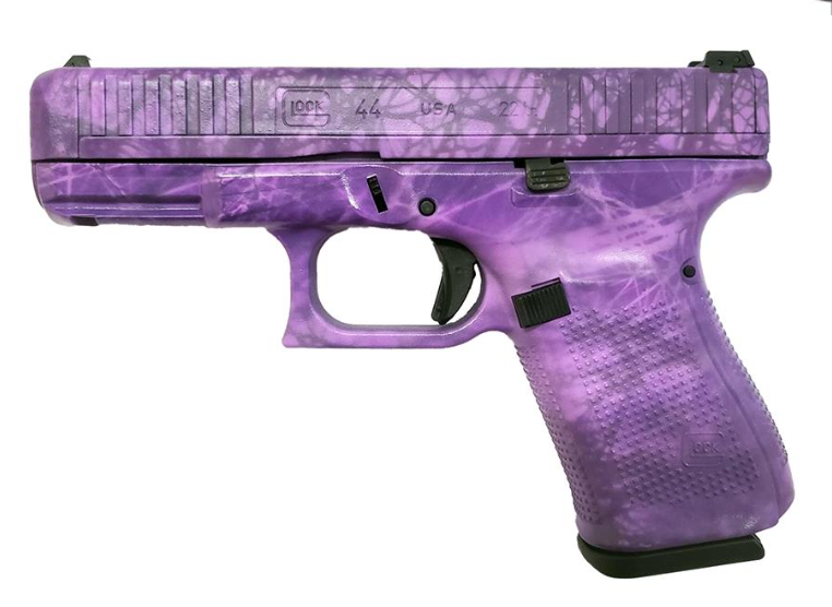 Glock 44 Purple Shattered .22 LR
