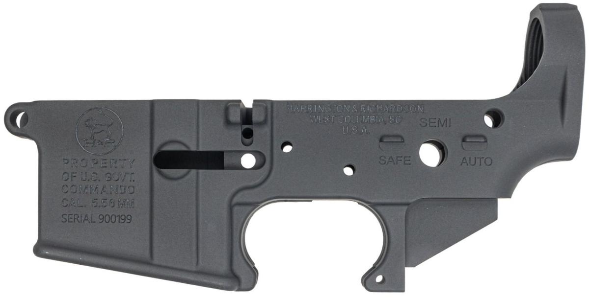 Harrington & Richardson Commando Lower Receiver. Gray (Blem) 5.56