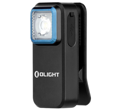 Olight USA Oclip Rechargeable Flashlight Black