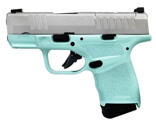 Springfield Hellcat OSP Tiffany Blue/ Silver 13 Rd 9mm