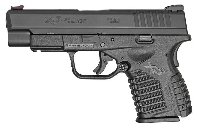 Springfield XDS 4" Black Essentials Package 45 ACP