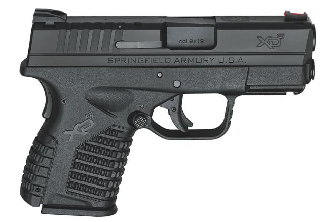 Springfield XDS 3.3" Single Stack Black Essentials Package 9mm