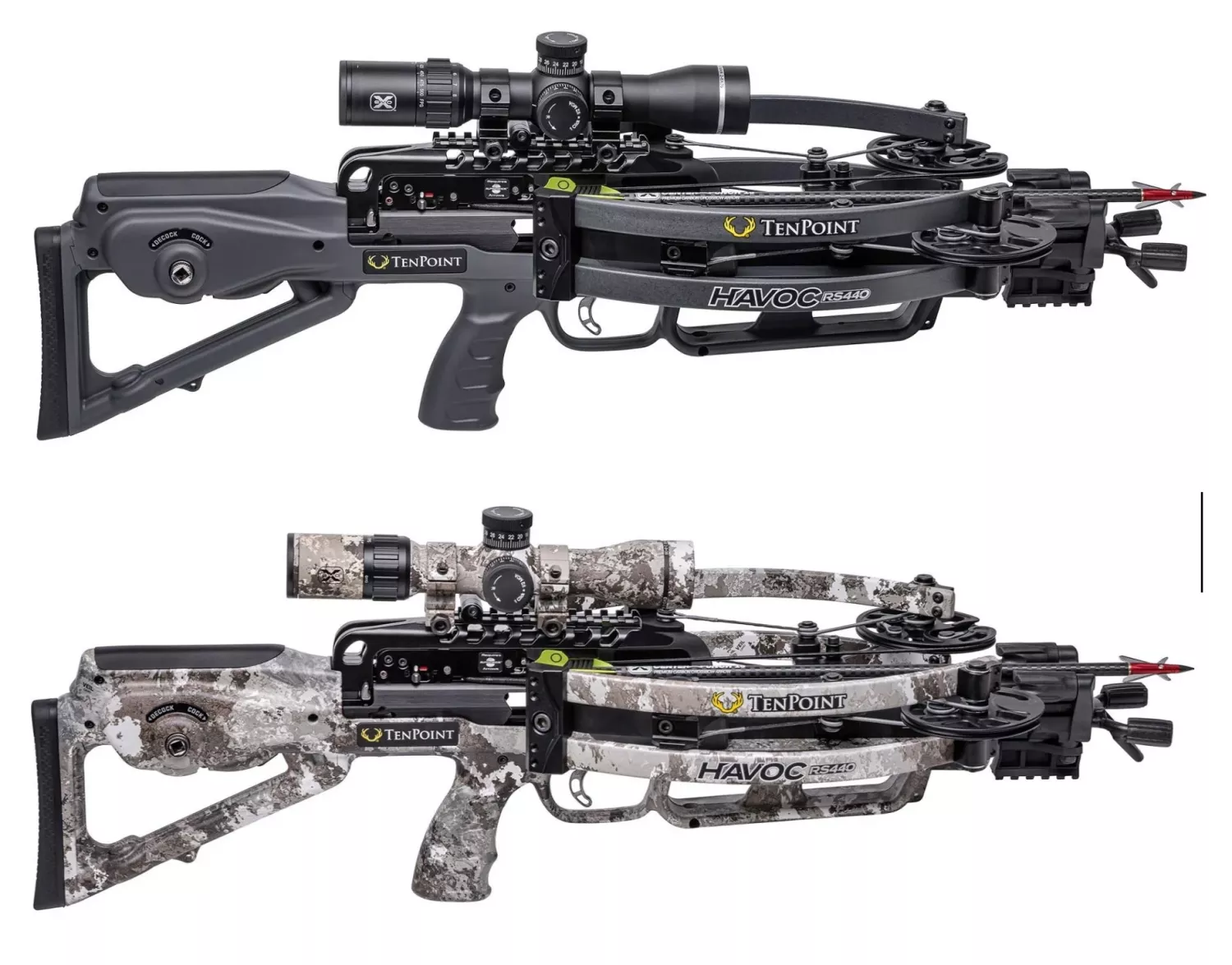 TenPoint Havoc RS440 440 FPS ACUslide Crossbow Package with EVO-X Elite Scope Graphite/Camo - $1999.99/$2099.99 w/code "TENPOINT500" (Free S/H)