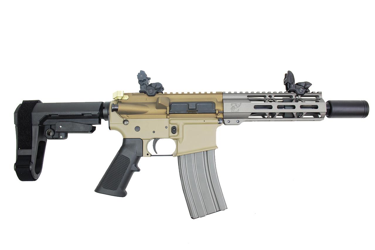 Zaviar Firearms 5.56 NATO 7.5" Complete Pistol / 1:8 Twist / 6.5"Mlok Handguard / SBA 3 Brace
