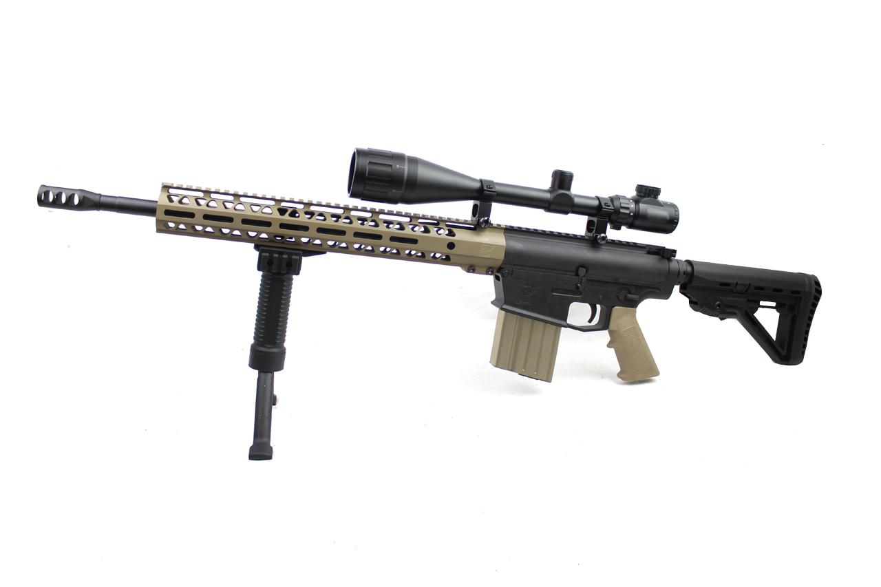 Zaviar Firearms GEN2 AR10 .308 Win 18" Nitride Complete Rifle / 1:10 Twist / 15" MLOK FDE Handguard - $999.99