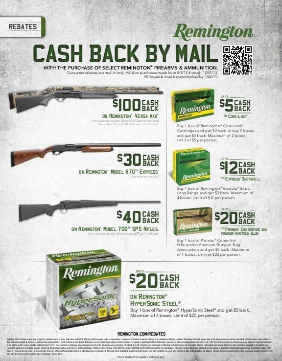 Remington 700 SPS Rebate Gun deals