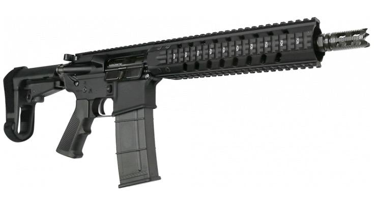 RGuns RGQ AR-15 Pistol 10.5" Barrel .223/5.56NATO 30rd YHM Flash Suppressor SB Tactical SBA3 Brace Black - $599.99 