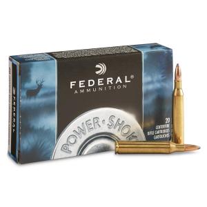 Federal Power-Shok Rifle Ammo, .243 Win, 80-gr, HCSP