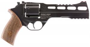 Chiappa Firearms 340221 Rhino 60DS Single/Double 357 Magnum 6" 6 Walnut Black
