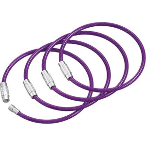 Silipac 004NPPL Twist Lock Cable Ring Purple