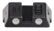 Glock Rear Sight 6.1Mm .240" Height Slim Fits Glock 42 And 43 Steel Black Tritium 33578