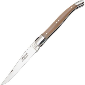 Robert David Knives 90812 Laguiole Folder With Blonde Horn Handle