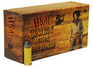 HSM 38401N Cowboy Action 38-40 Winchester 180 GR Round Nose Flat Point 50 Bx/ 10 Cs