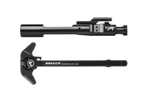 Aero Precision AR15 BREACH Ambi Charging Handle w/ Large Lever 5.56 Black Nitride BCG Bundle