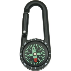 Explorer Compass 16 Carabiner Compass with Black Composition Casing