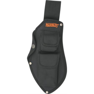Marbles Outdoors Knives 51214S Bolo Camp Cleaver Belt Sheath With Orange Embroidered Marbles Logo